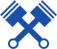 2 blue engine parts icon